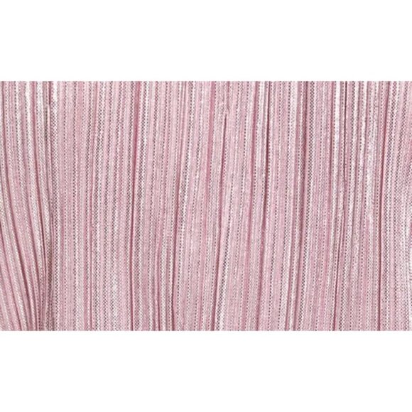 💕BARDOT Bellissa Long Sleeve Faux Wrap Dress Sorbet Pink Metallic Shine XL NWT - Picture 7 of 16